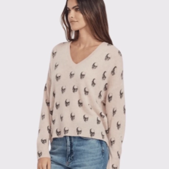 Skull Cashmere Sweaters - 360 Skull Cashmere Jen Sweater In Blush